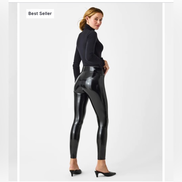 Spanx faux patent leather leggings - Picture 5 of 5